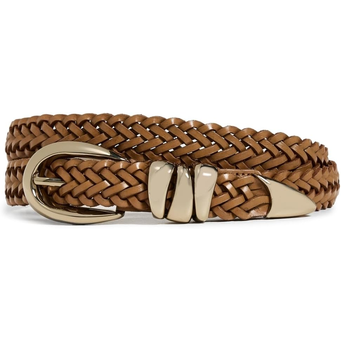 Madewell Women's Woven Triple Metal Keeper Belt